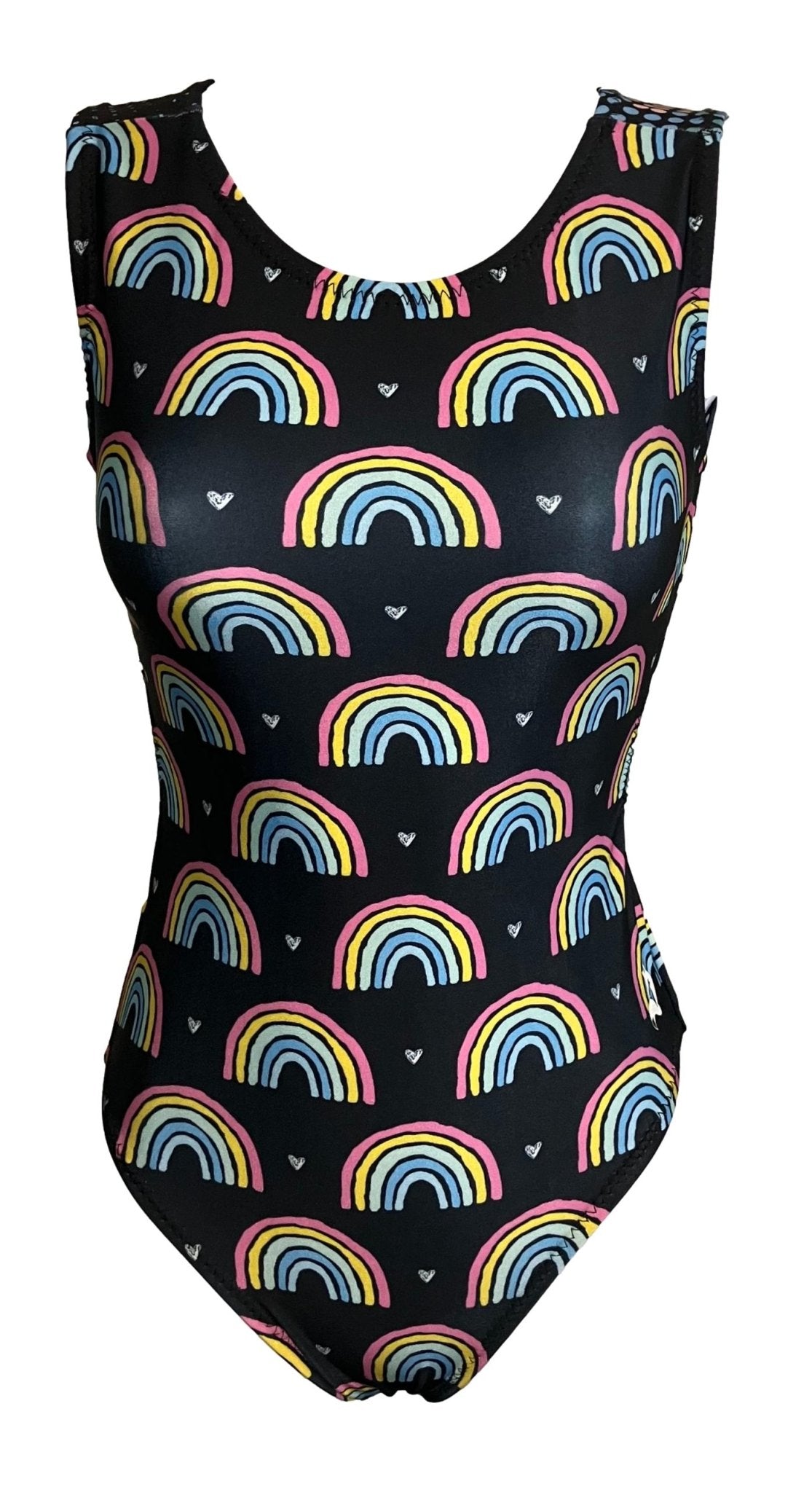 Rainbow Ellipses Gymnastics Leotard - VICE VERSA Foxy's Leotards - Choose Your Style! - Foxy’s