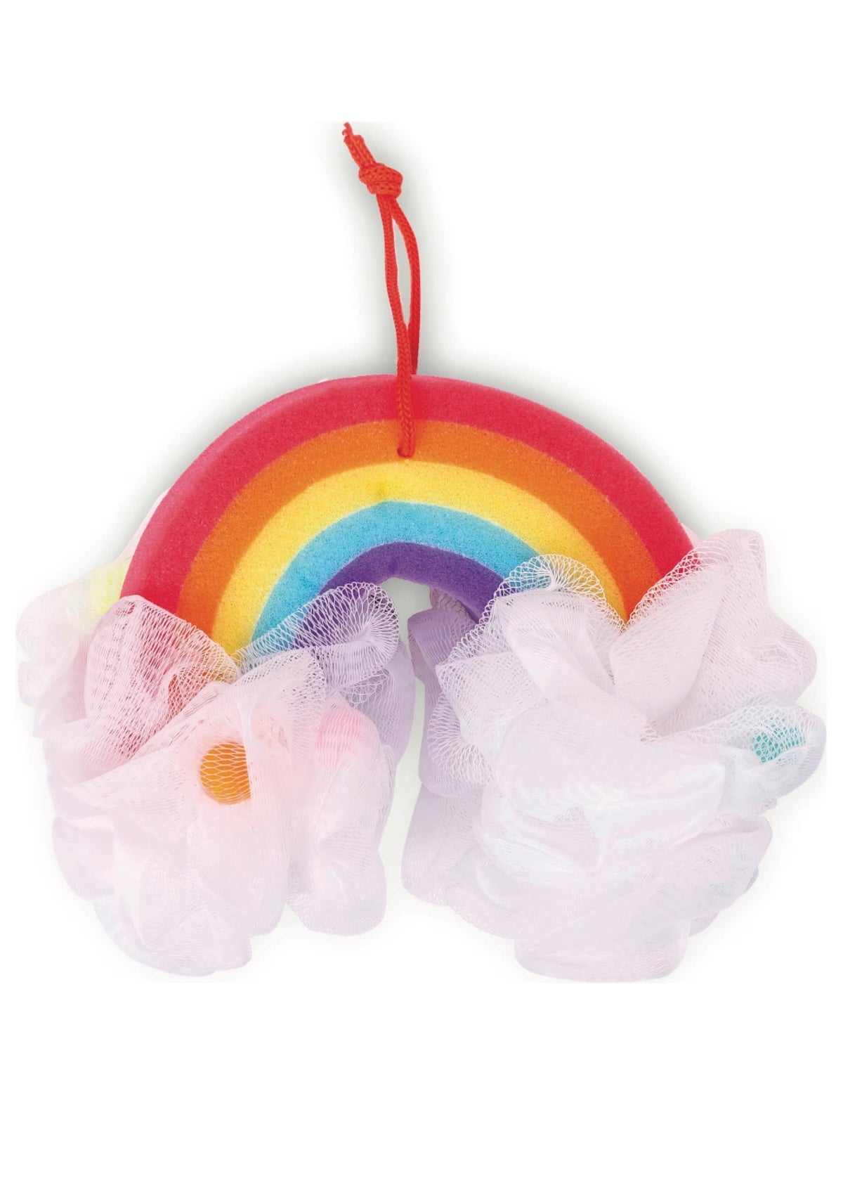 Rainbow Bath Pouf for Girls - Super Soft & Fun! | Foxy's Leotards - Foxy’s