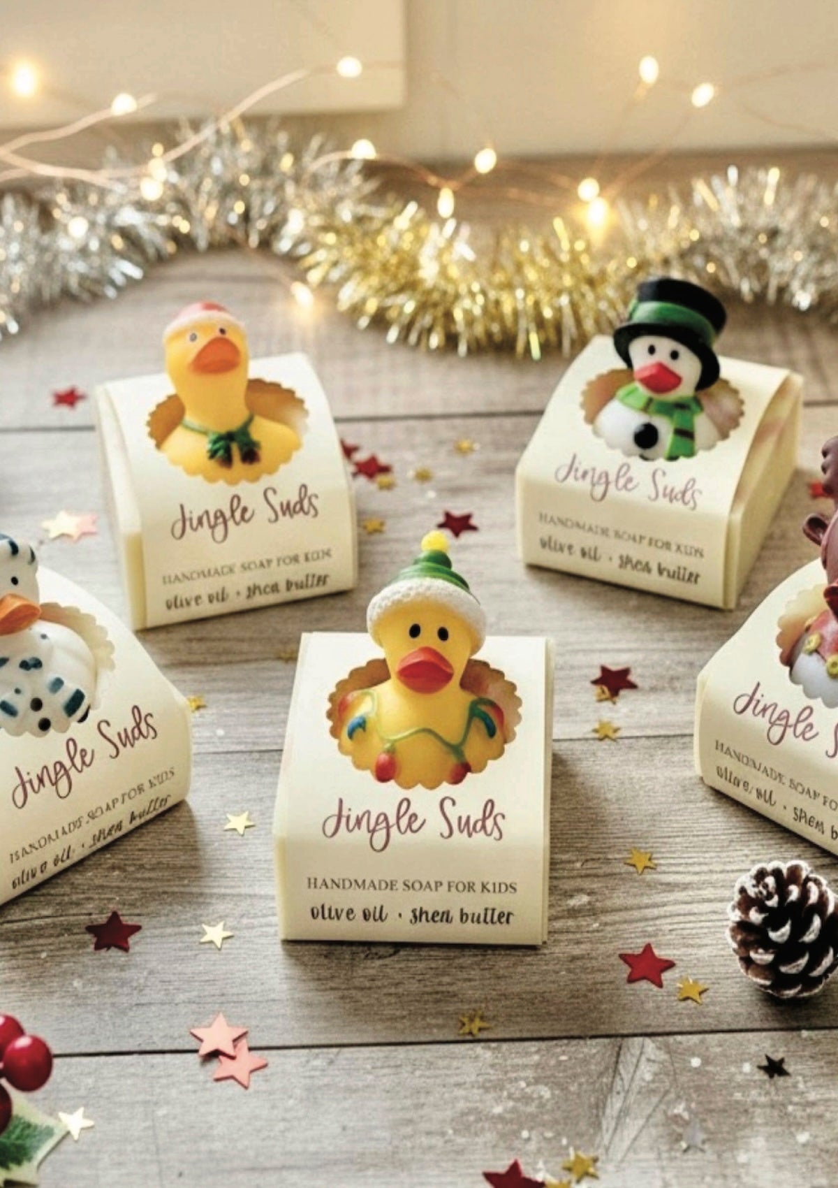 Jingle Suds Mystery Holiday Handmade Soap Bar - Foxy’s