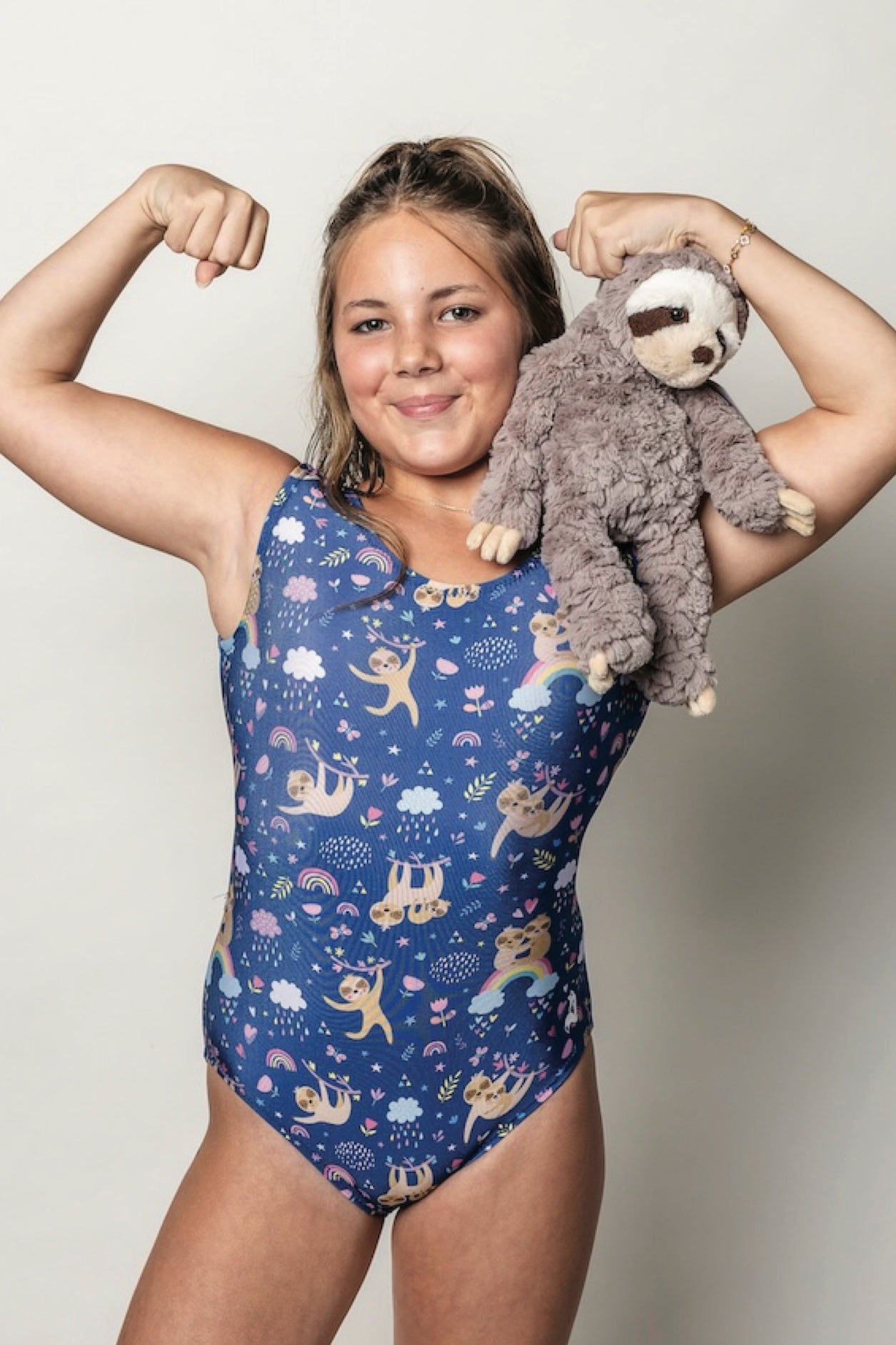 Sloth Love Leotard - Gymnastics Leotard for Girls - Foxy's Leos - Made in USA - Foxy’s