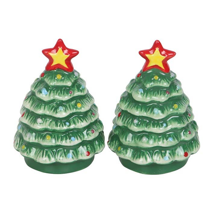 Nostalgic Christmas Tree Salt & Pepper Shakers - Foxy’s