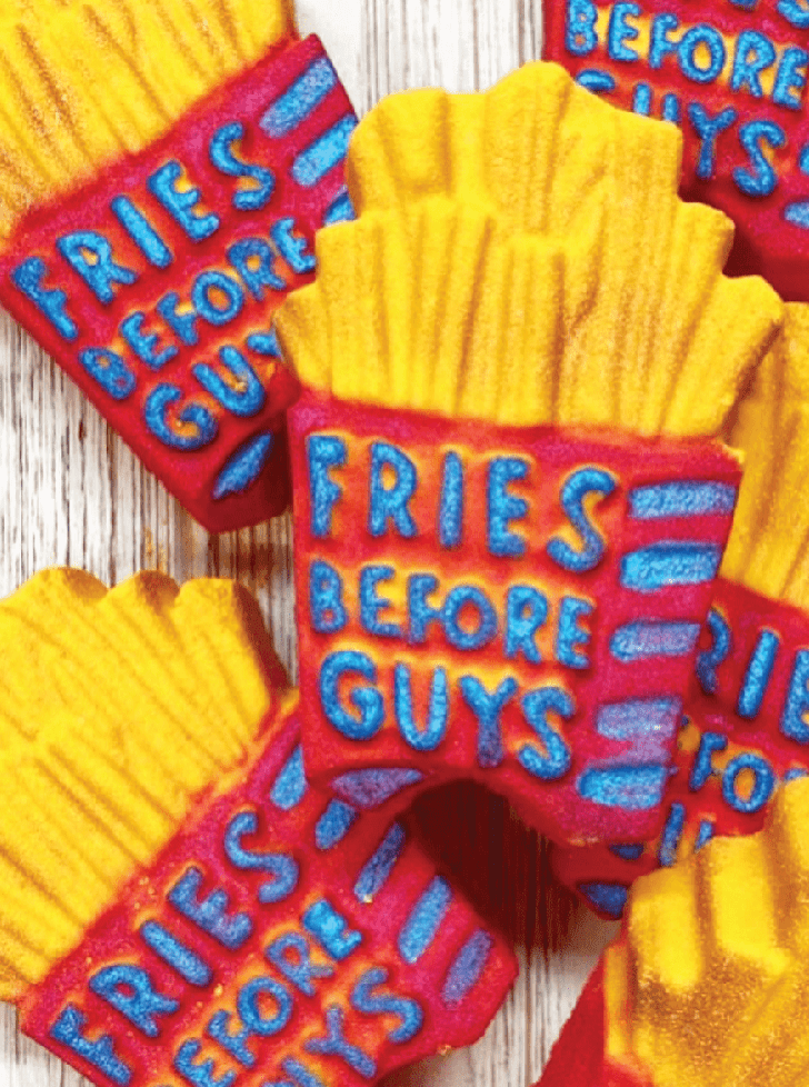 Fries Before Guys Bath Bomb - Berry Melon Scent | Fizz Soakery - Foxy’s