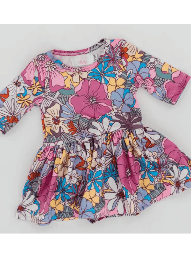 Baby Buttercup Twirl Bodysuit - 18 - 24 Months - Foxy's Leotards Fun & Comfy! - Foxy’s