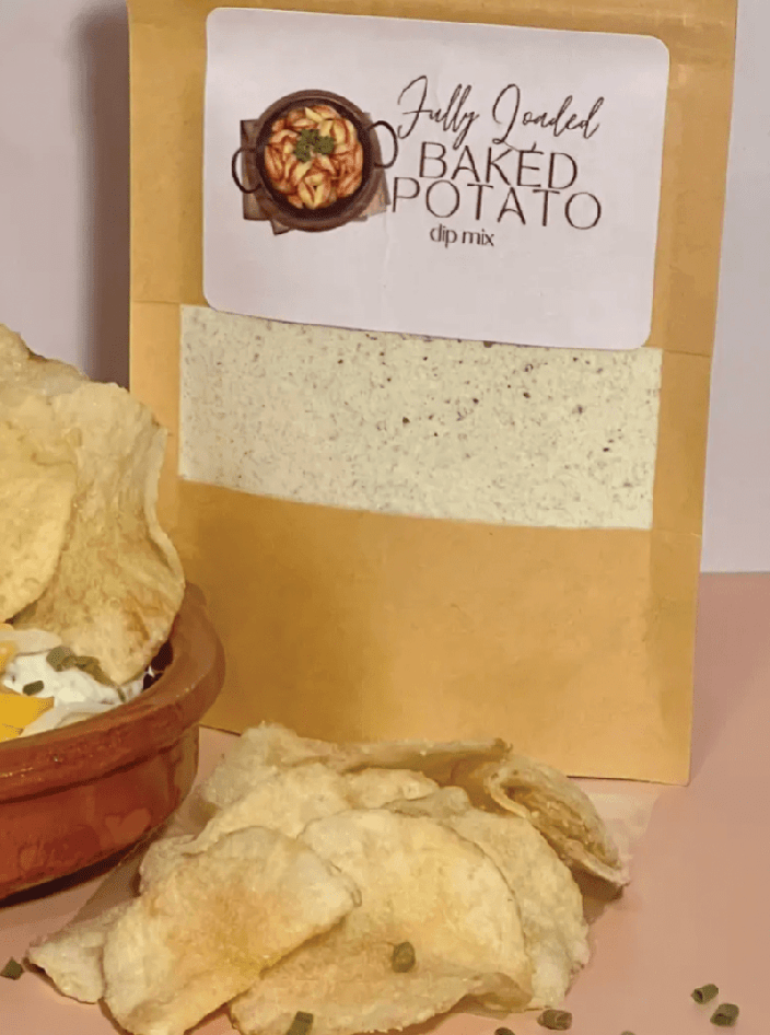 Fully Loaded Baked Potato Dip Mix - Creamy, Cheesy Comfort Food! - Foxy’s