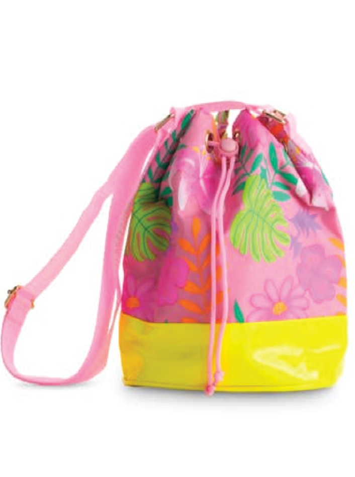 Tropical Tango Beach Bag for Girls - Crossbody Tote - Foxy's Leos - Foxy’s