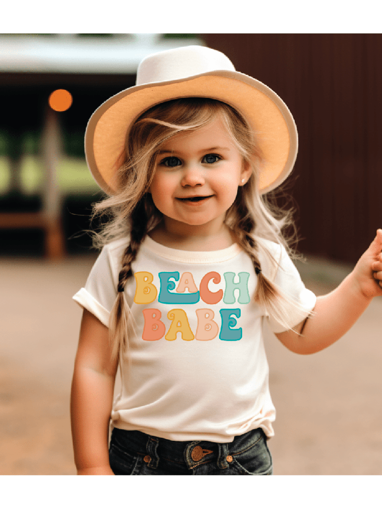 Baby's Beach Babe Graphic Onesie (6 month) - Foxy’s