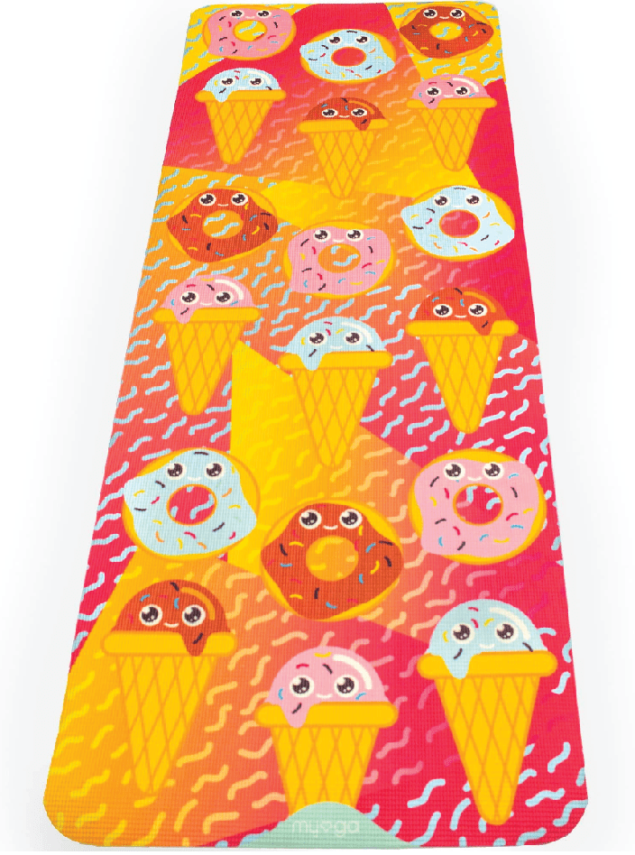 Foxy's Kids Yoga Mat - Non - Slip, Fun Designs - Perfect for Little Yogis! 🤸♀️ - Foxy’s