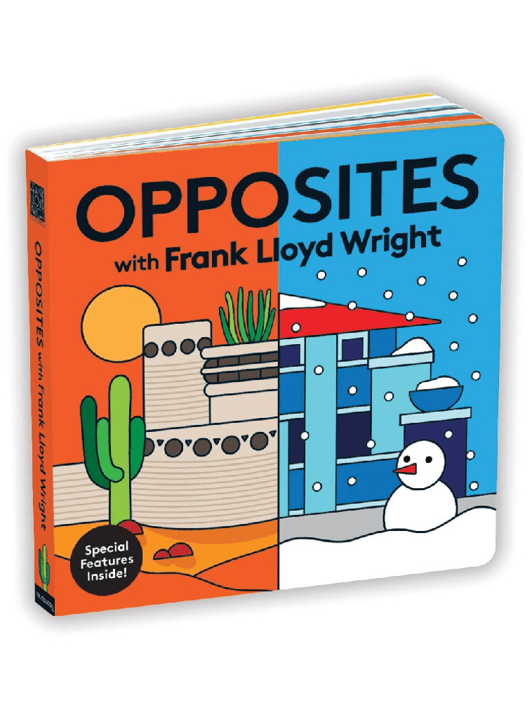 Opposites With Frank Lloyd Wright Board Book - Foxy’s