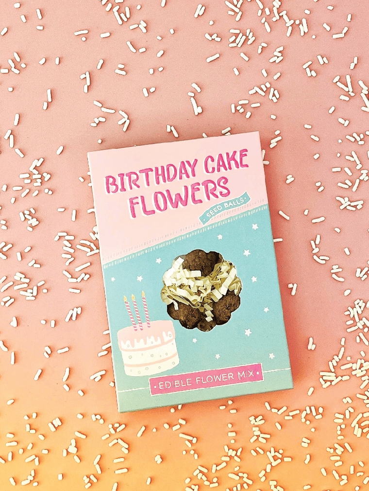 Birthday Cake Seed Ball Gift Box - Foxy’s