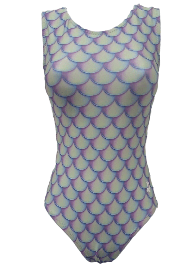 Seaform Siren Scales Leotard for Girls - Foxy’s