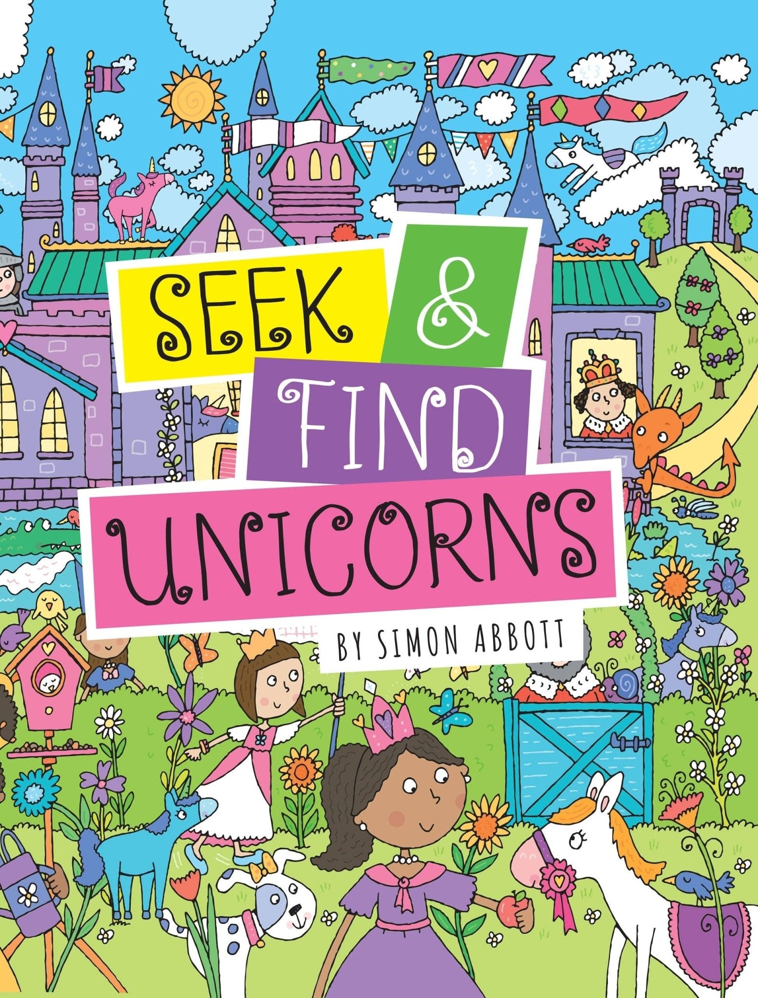 Unicorn Seek and Find Puzzle Book - Magical Hidden Pictures Activity Book for Kids Ages 3+ ✨ - Foxy’s
