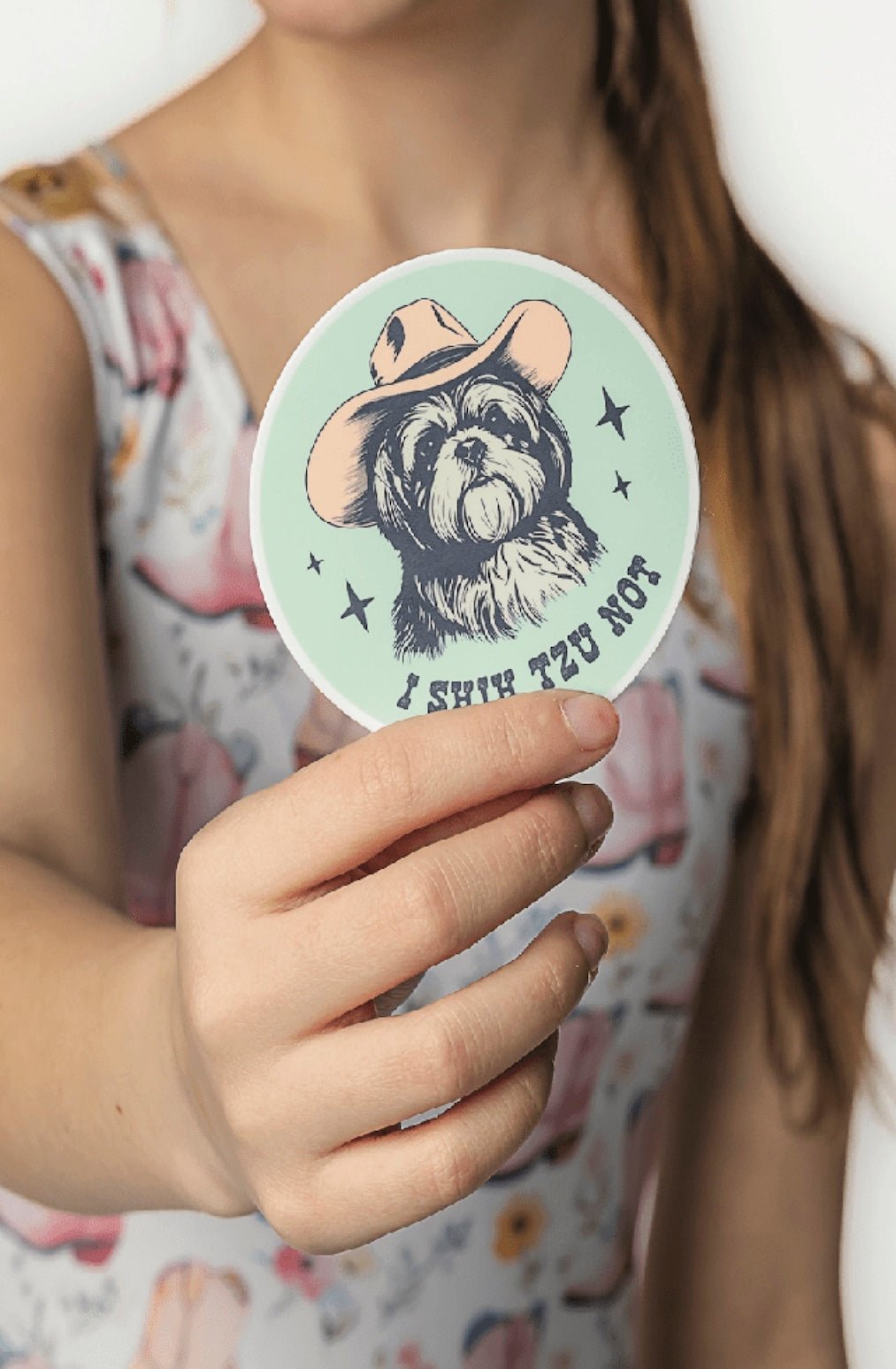 I Shih Tzu Not Sticker - Foxy’s