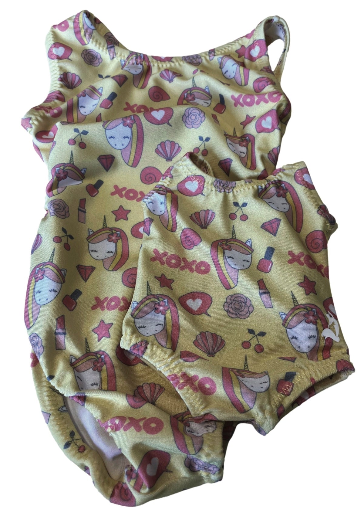 Spa Day Toddler Leotard & Doll Set - Foxy's Gymnastics Leotards - Foxy’s