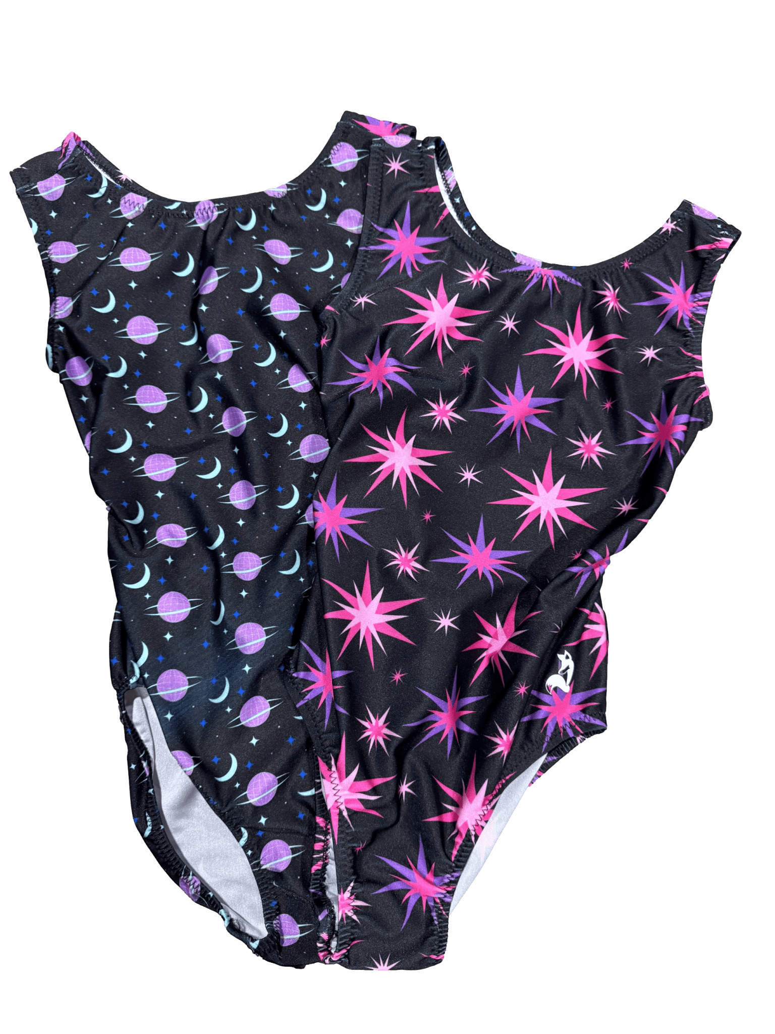 Girls' Stars & Planets Gymnastics Leotard - Foxy's Leotards - Choose Your Style! - Foxy’s