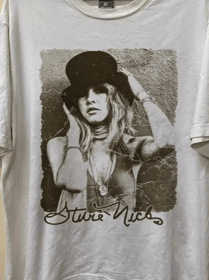 Stevie Nicks 90s Tshirt, Fleetwood Mac Band - Foxy’s