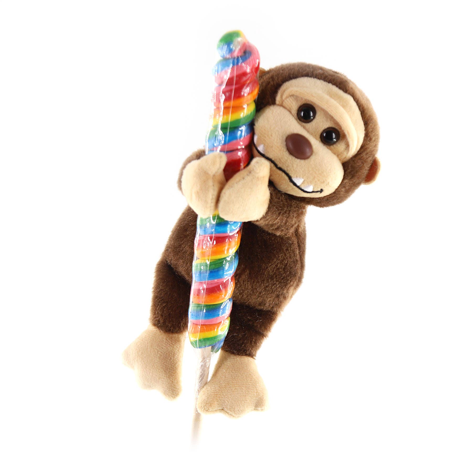 plush monkey on a lollipop for kids
