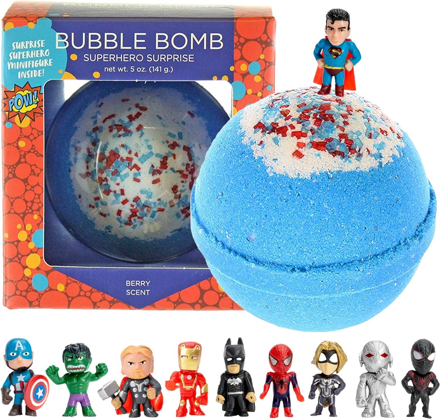 Superhero Bath Bombs for Kids with Surprise Toys Inside - Foxy's Leotards - Foxy’s