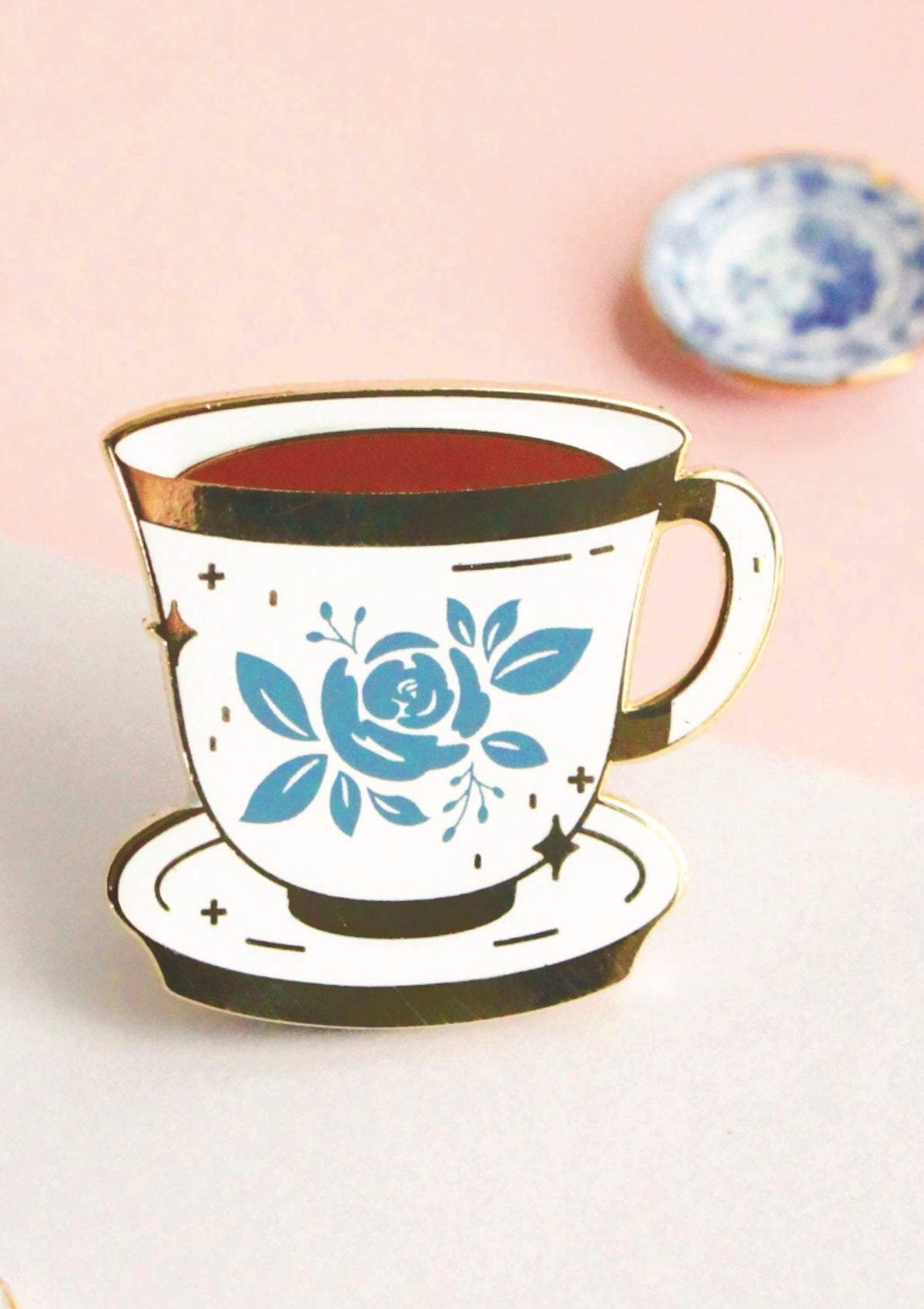 Teacup Enamel Pin - Foxy’s