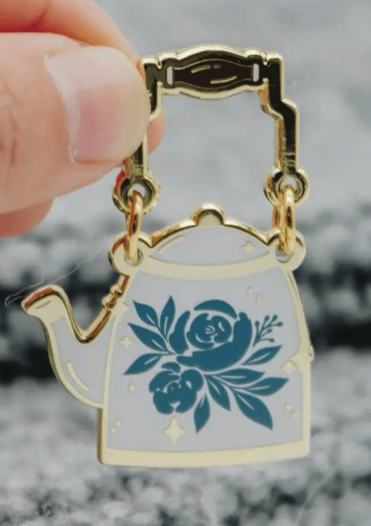 Teapot Enamel Pin - Foxy’s