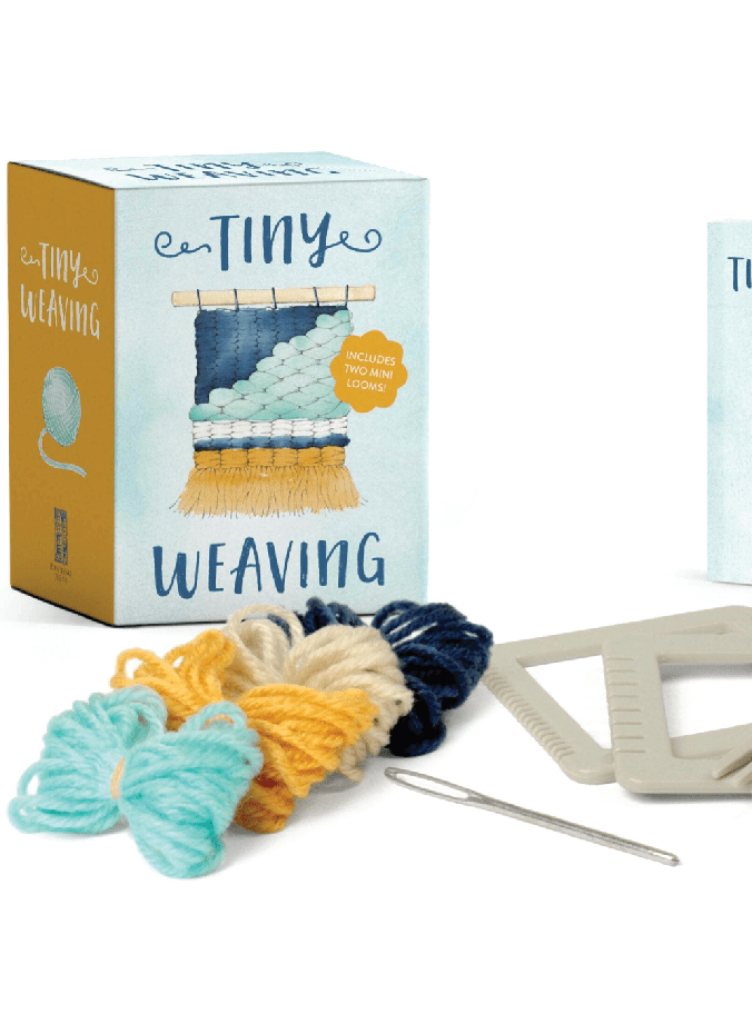 Tiny Weaving: Includes Two Mini Looms! - Foxy’s