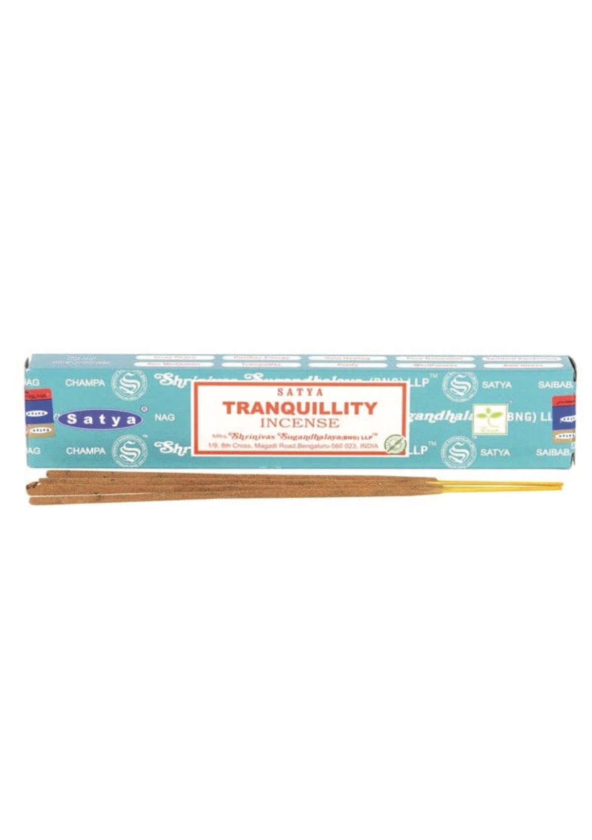 Satya Tranquility Incense Sticks - Dragon's Blood & Patchouli - Mindfulness Series - Foxy’s