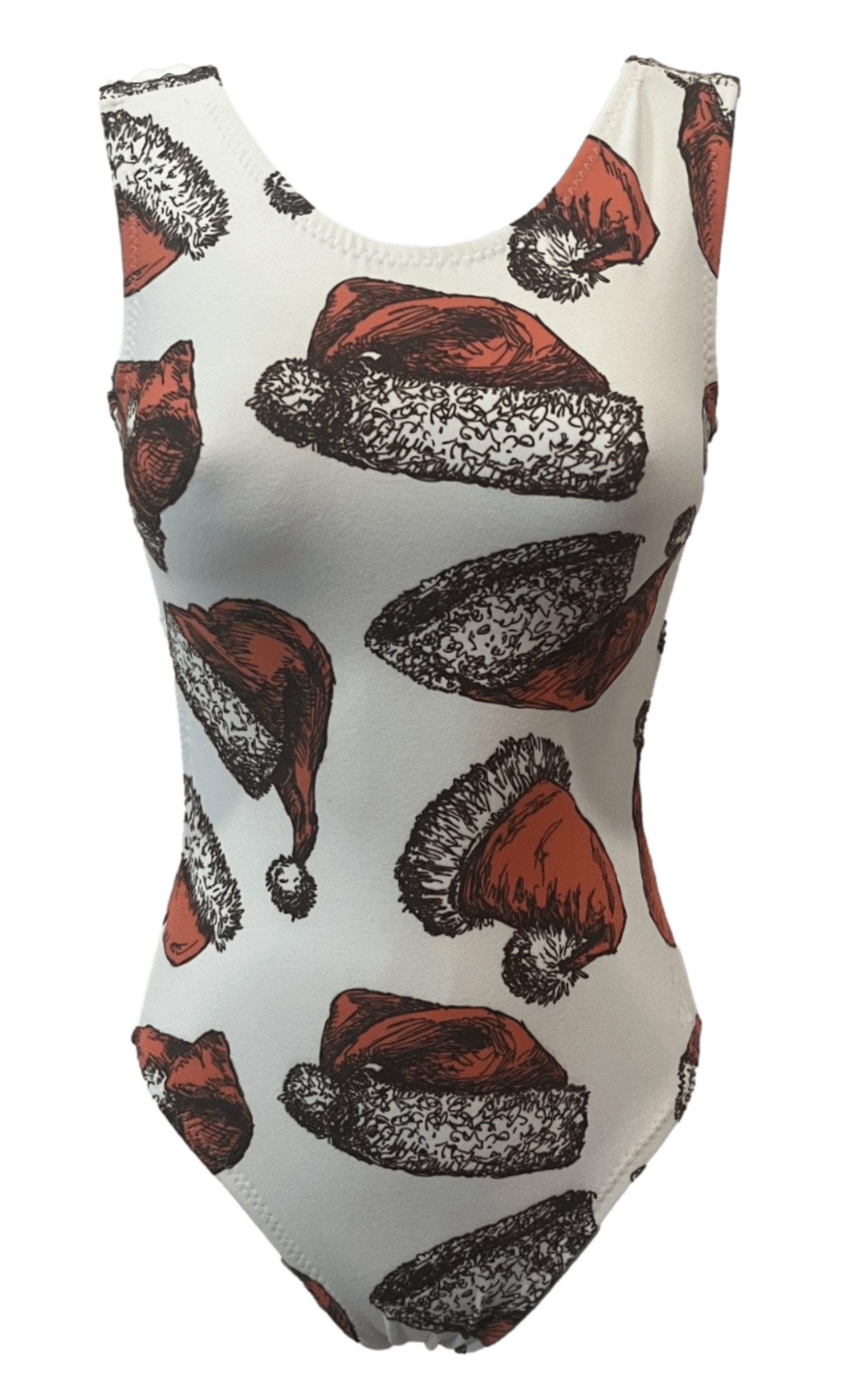 ULTRA SOFT Santa Hats Foxy's Leotard for Girls - Foxy’s