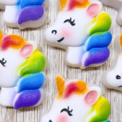 Handmade Unicorn Bath Bomb - Tropic Beach Scent - Fizz Soakery - Foxy’s