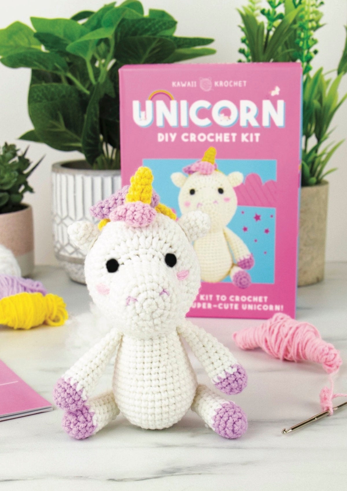 Cute Unicorn DIY Kawaii Crochet Kit - Foxy’s