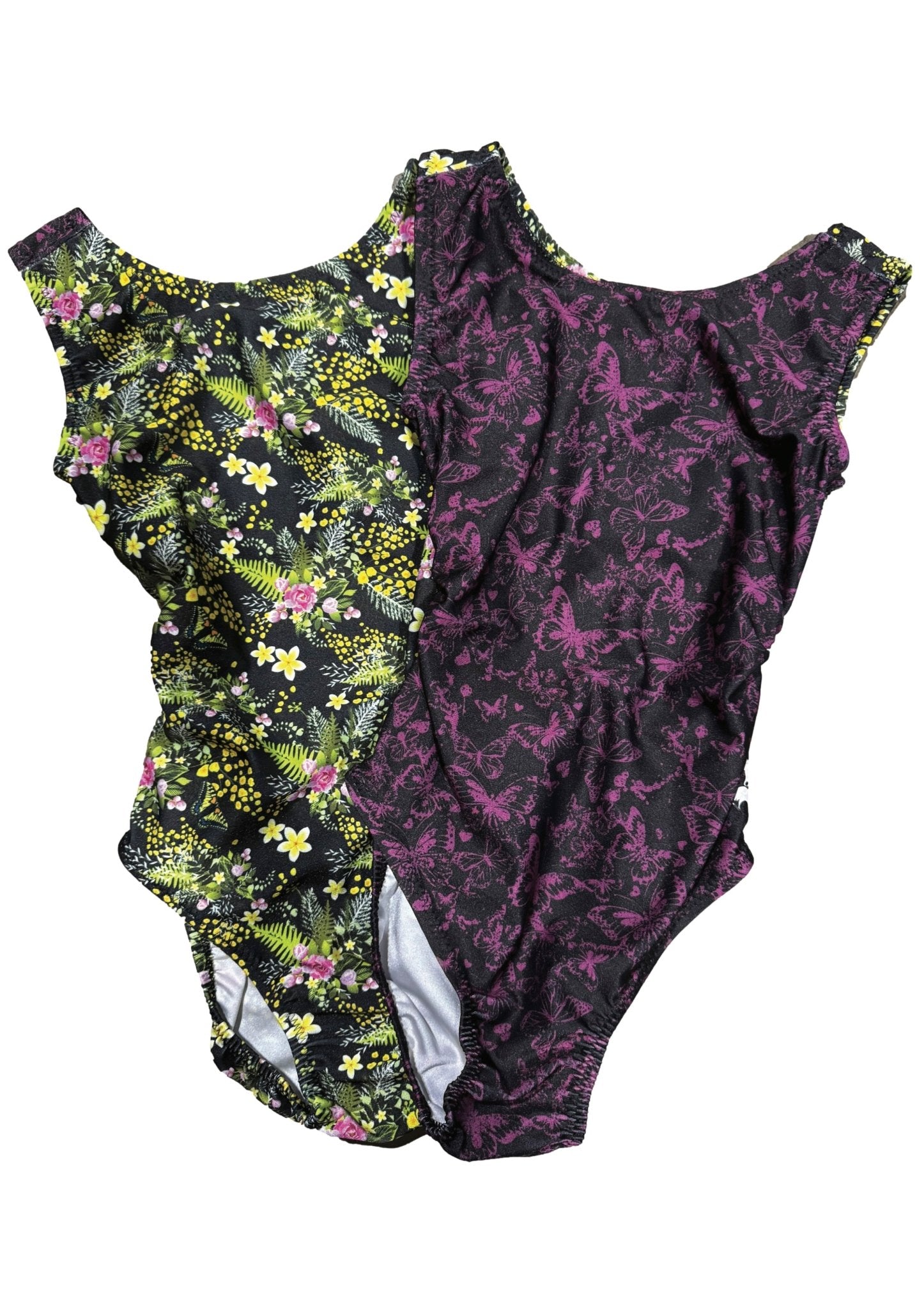 Botanical Butterfly Vice Versa Leotard - Choose Your Style - Foxy’s