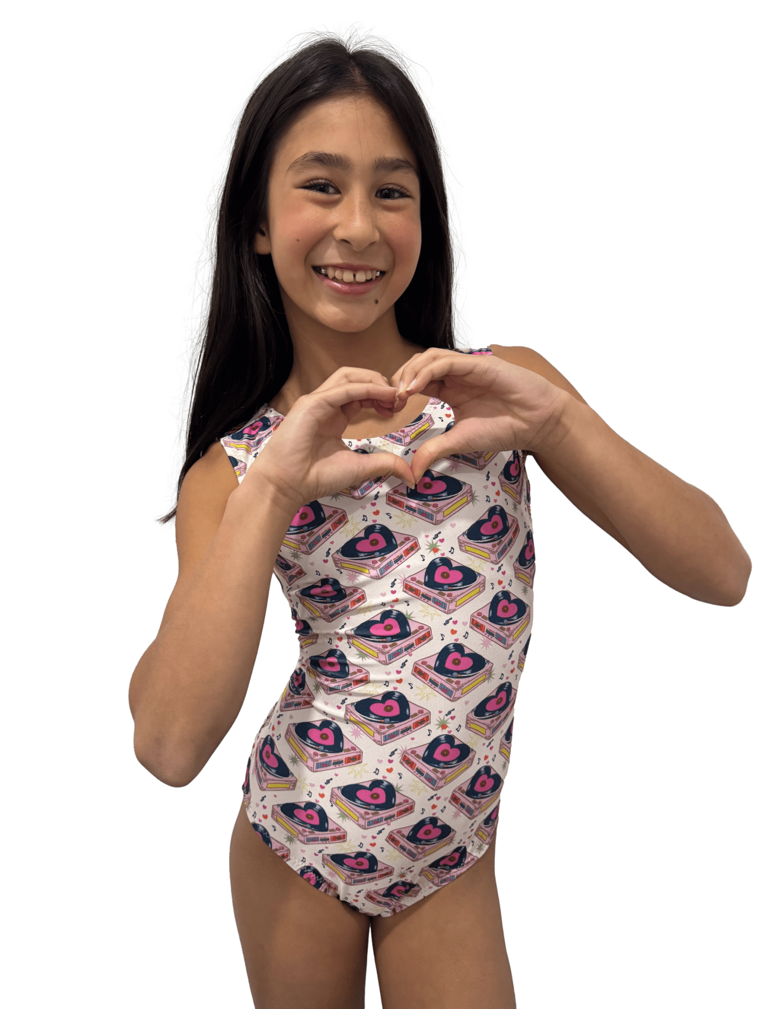 Vinyl Love Foxy's Leotard for Girls Gymnastics - Foxy’s