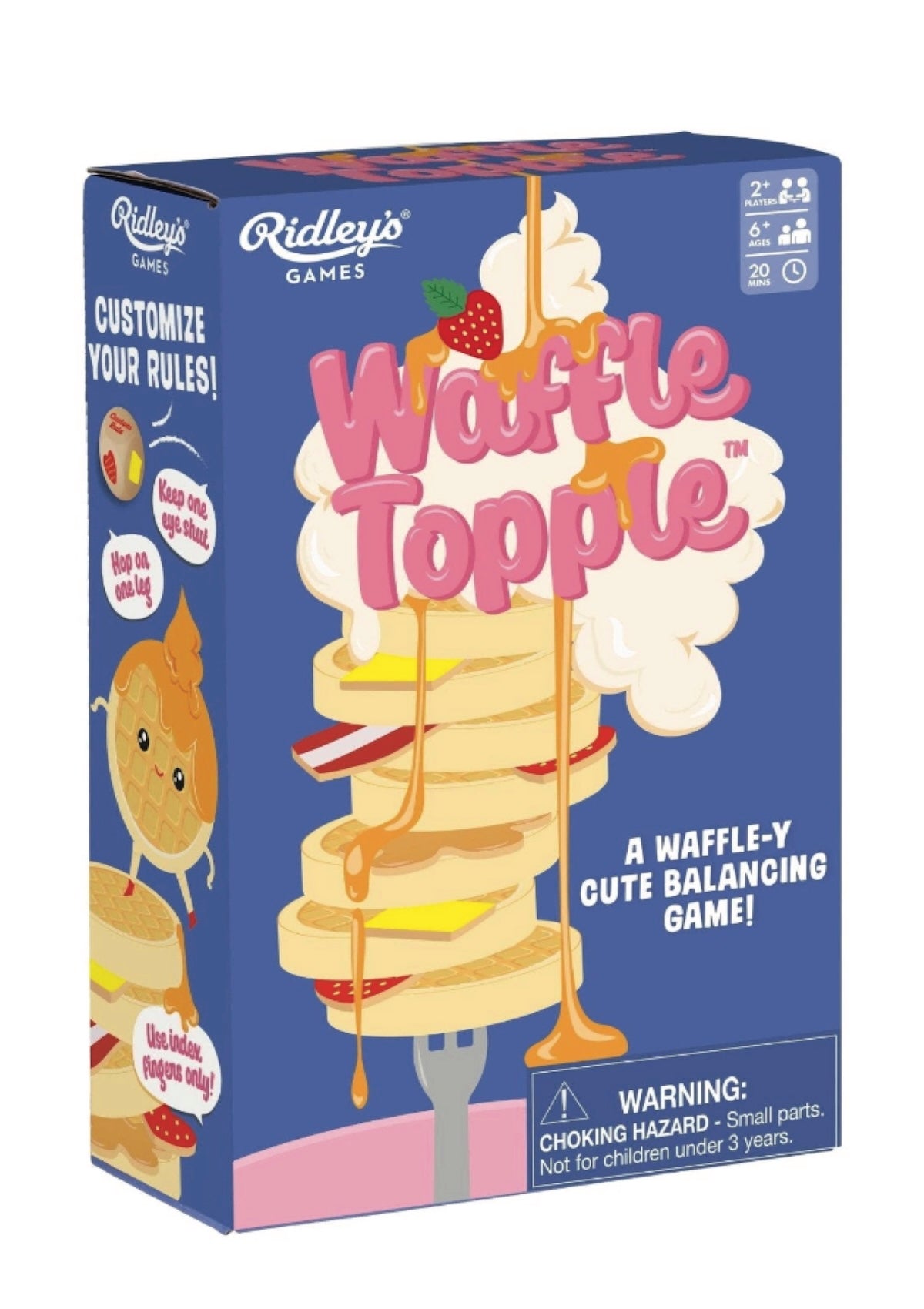 Waffle Topple Game - Stacking Fun for Ages 8+! Family Game Night! - Foxy’s