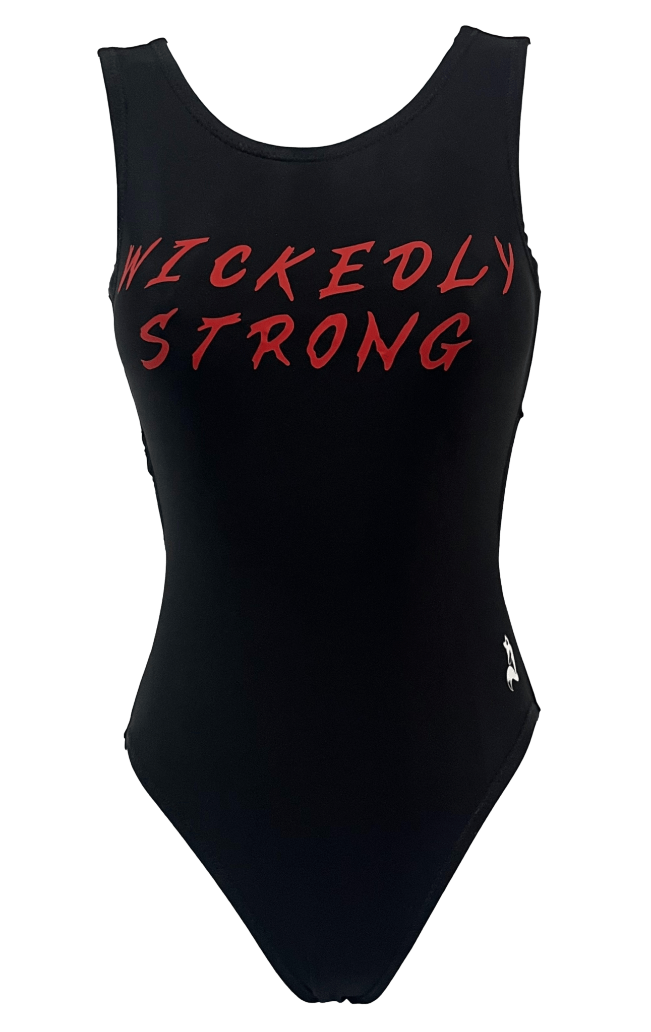 Wickedly Strong Perfect for Halloween Black Gymnastics Leotard - Foxy’s