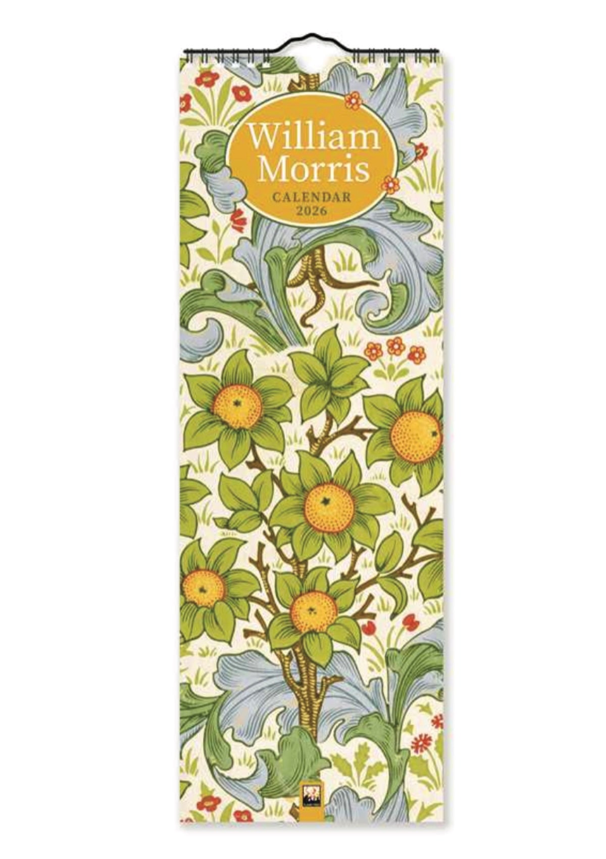 William Morris Slim Calendar 2026 (Art Calendar) by - Foxy’s