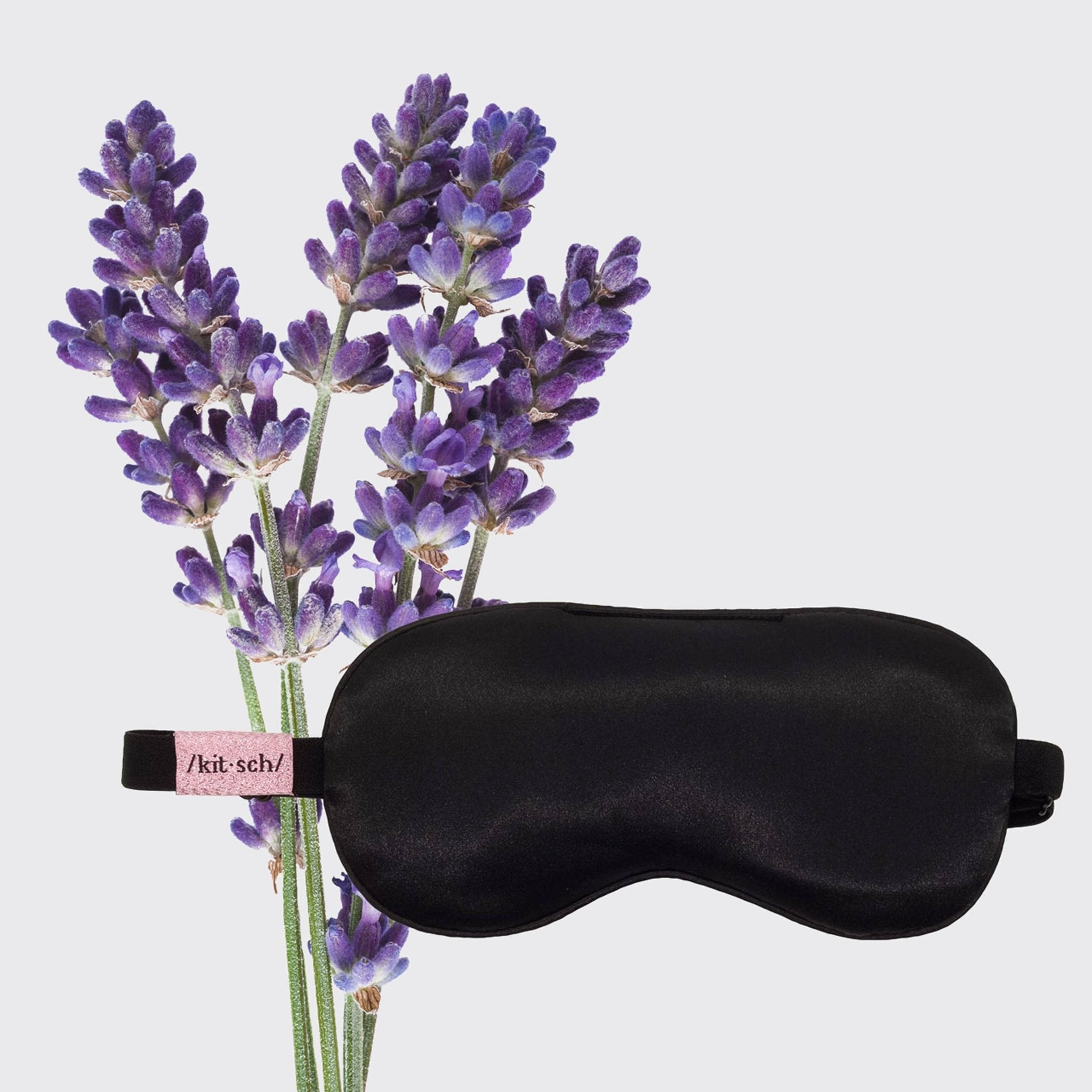 The Lavender Weighted Satin Eye Mask - Foxy’s