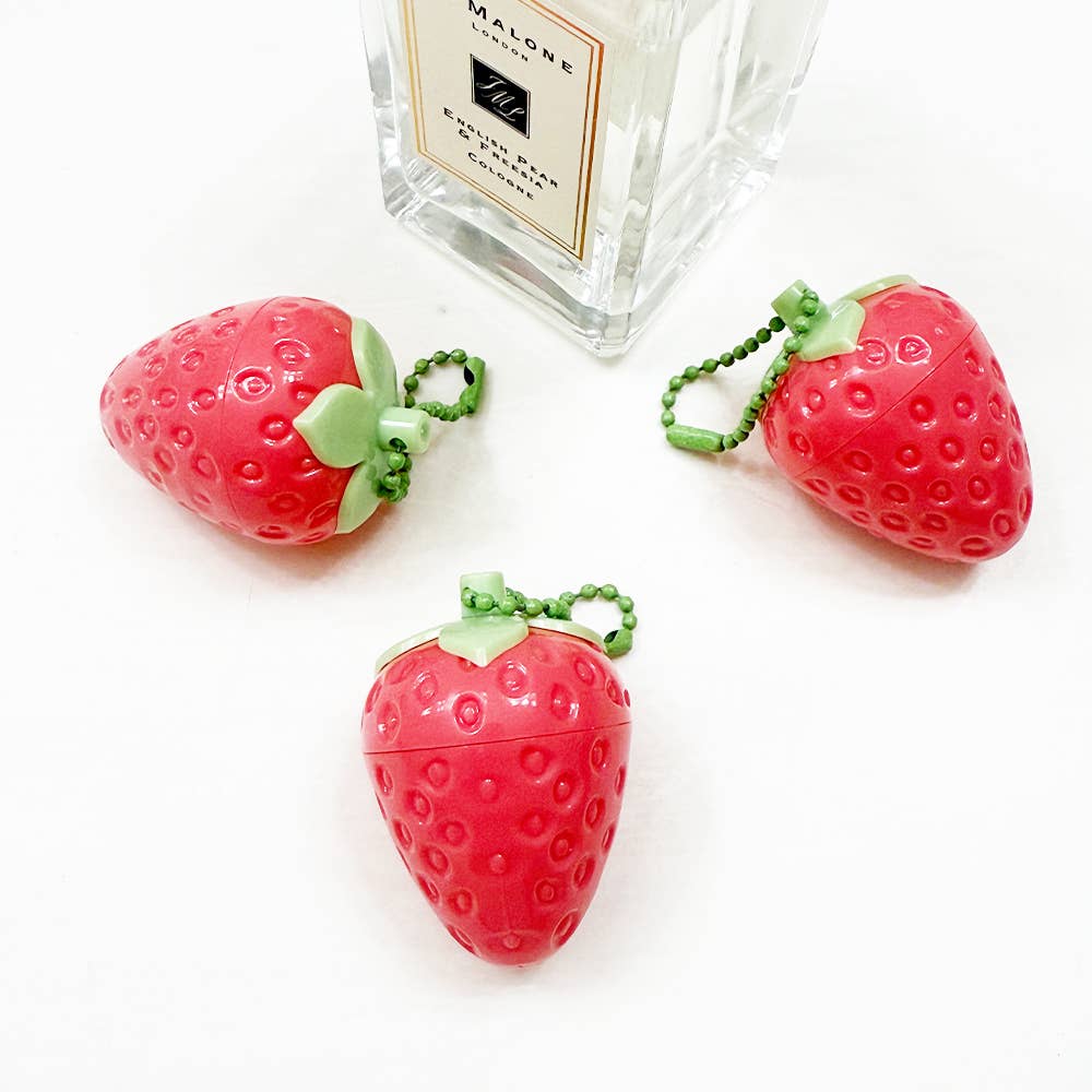 Strawberry Lip Gloss with Key Ring - Foxy’s
