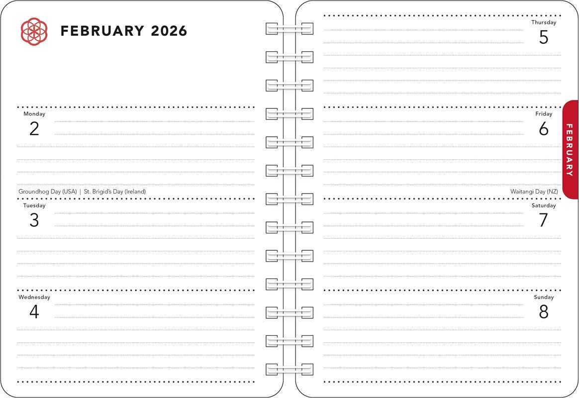 Be Here Now 2026 Weekly Planner Calendar by - Foxy’s