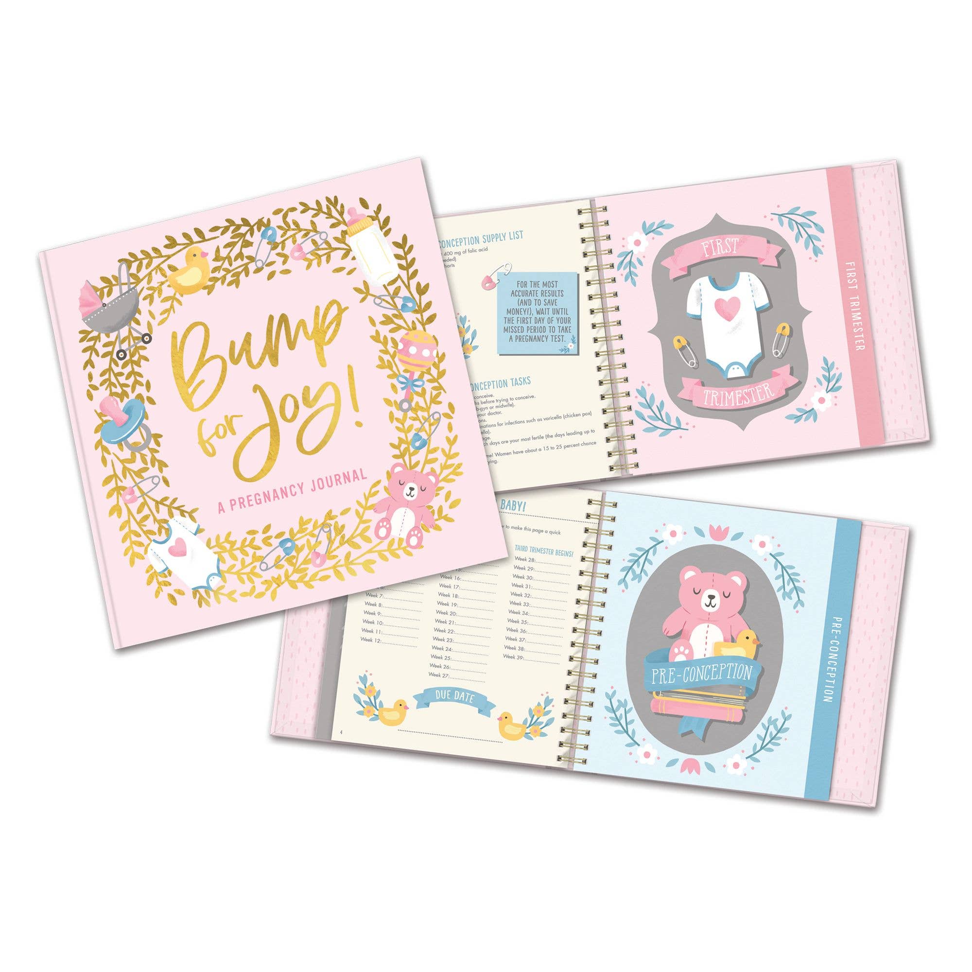 Bump for Joy: A Pregnancy Journal (Pink) - Foxy’s