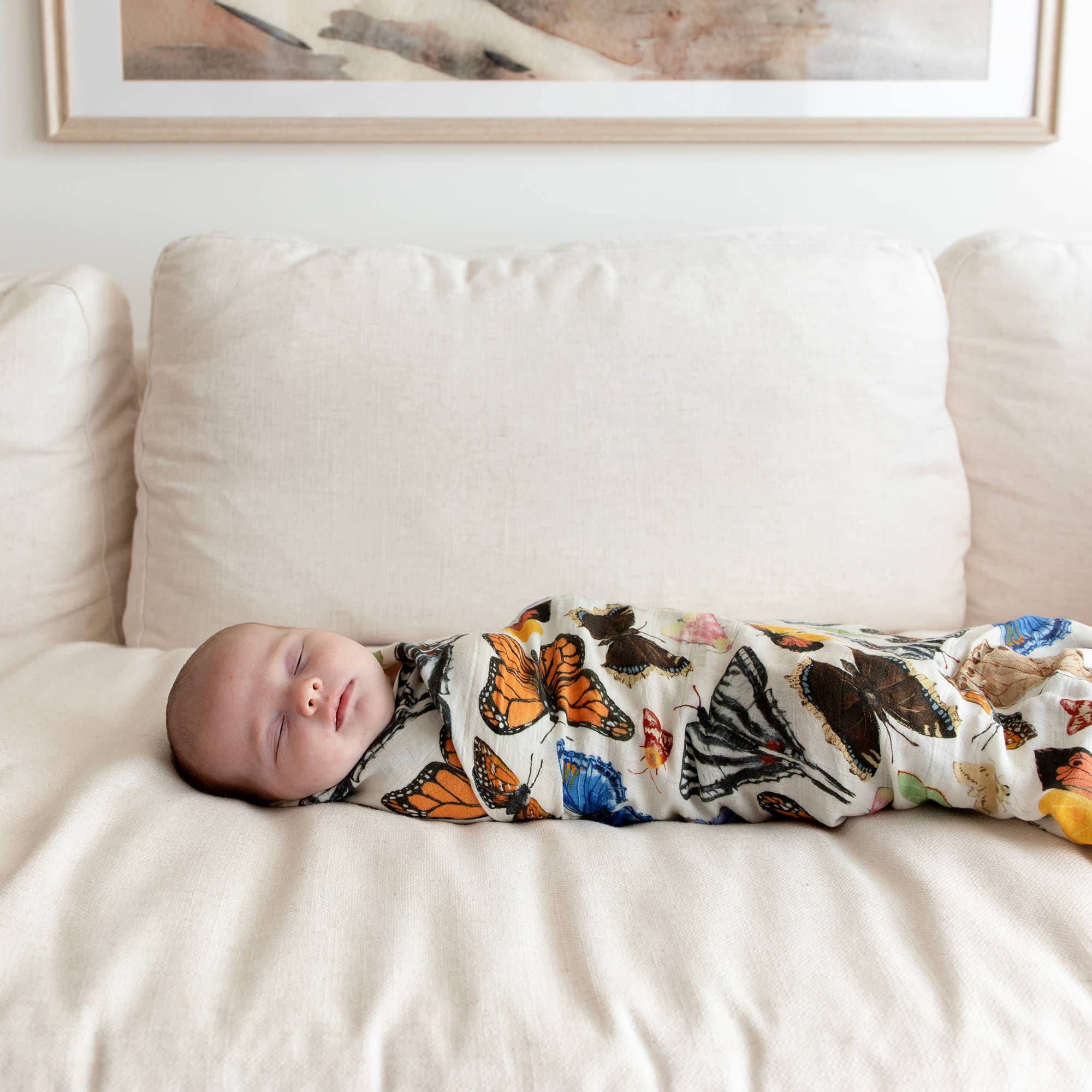 Flutter Friends Butterfly Baby Swaddle Blanket - Foxy’s