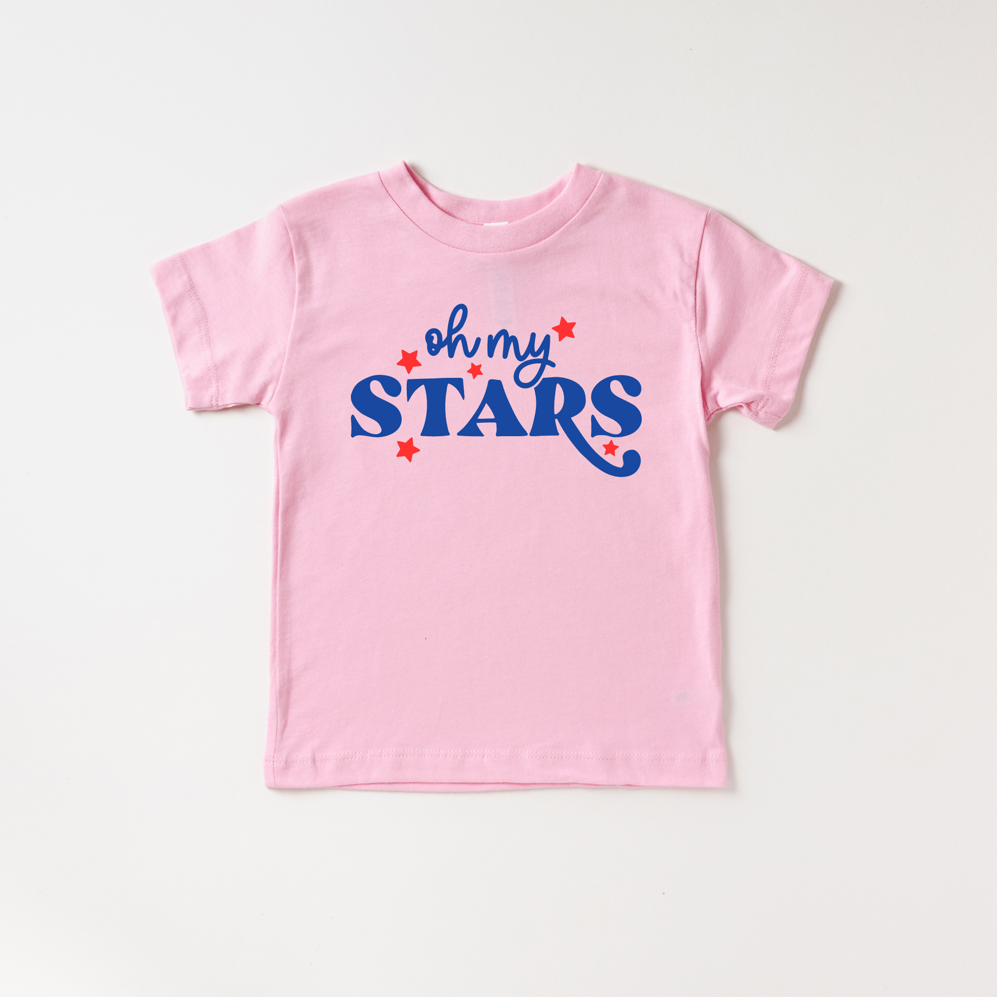 Girls' Oh My Stars 4th of July T-Shirt - Soft Cotton Blend - Foxy's Leotards - Foxy’s