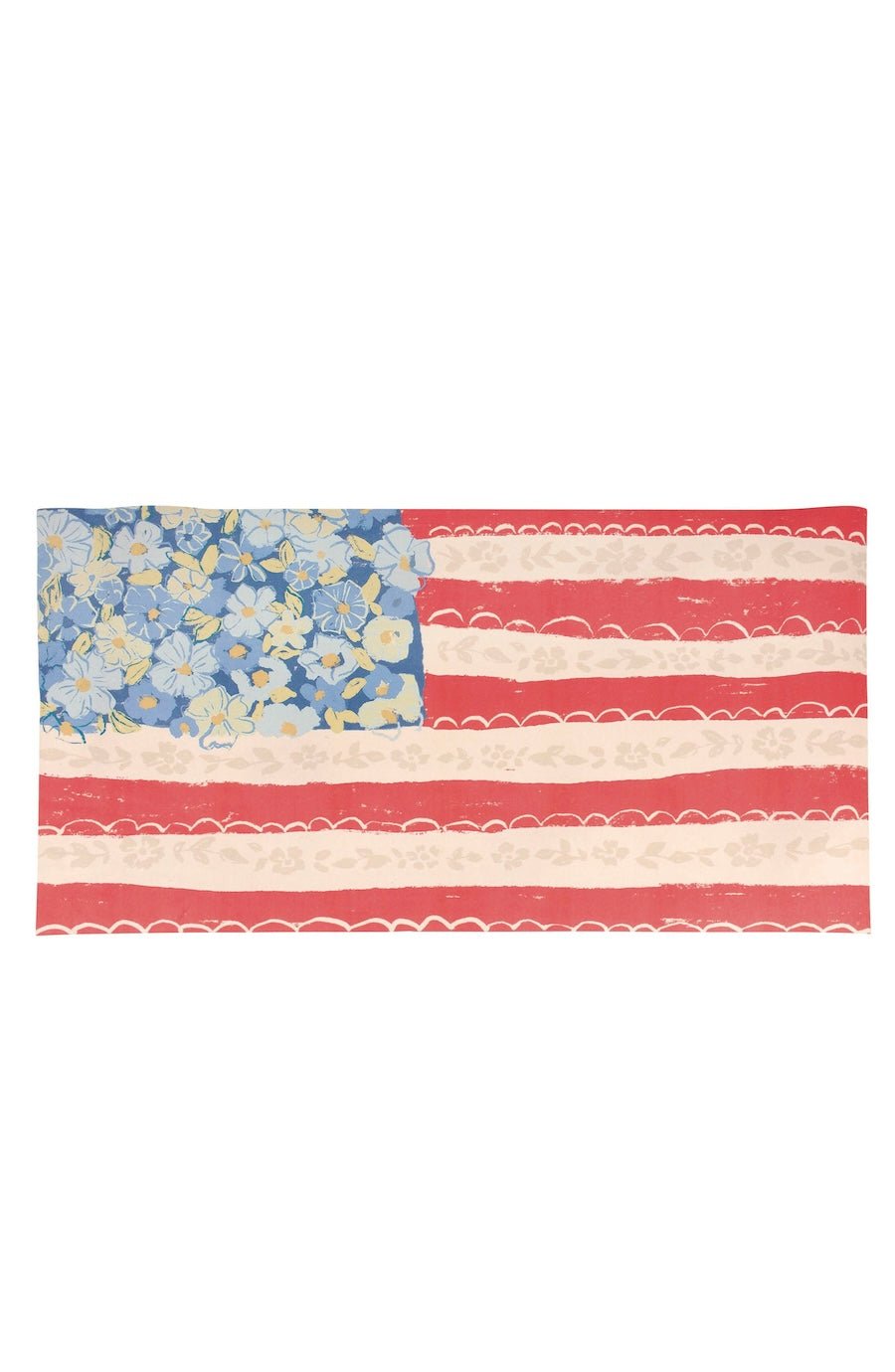 Floral Flag Rug | Indoor/Outdoor - Foxy’s
