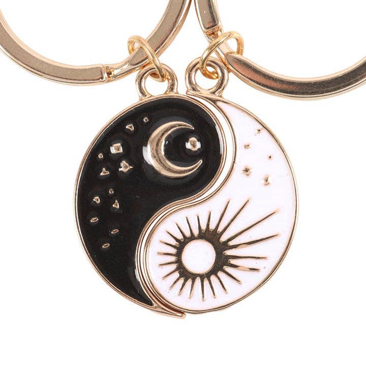 Pair of Yin Yang Best Friend Keyrings - Foxy’s