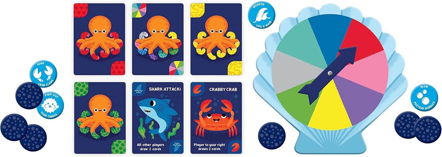 Socktopus Octopus Shaped Box Game - Foxy’s