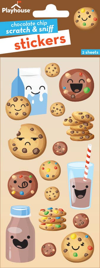 Scratch and Sniff Stickers - Chocolate Chip Cookies