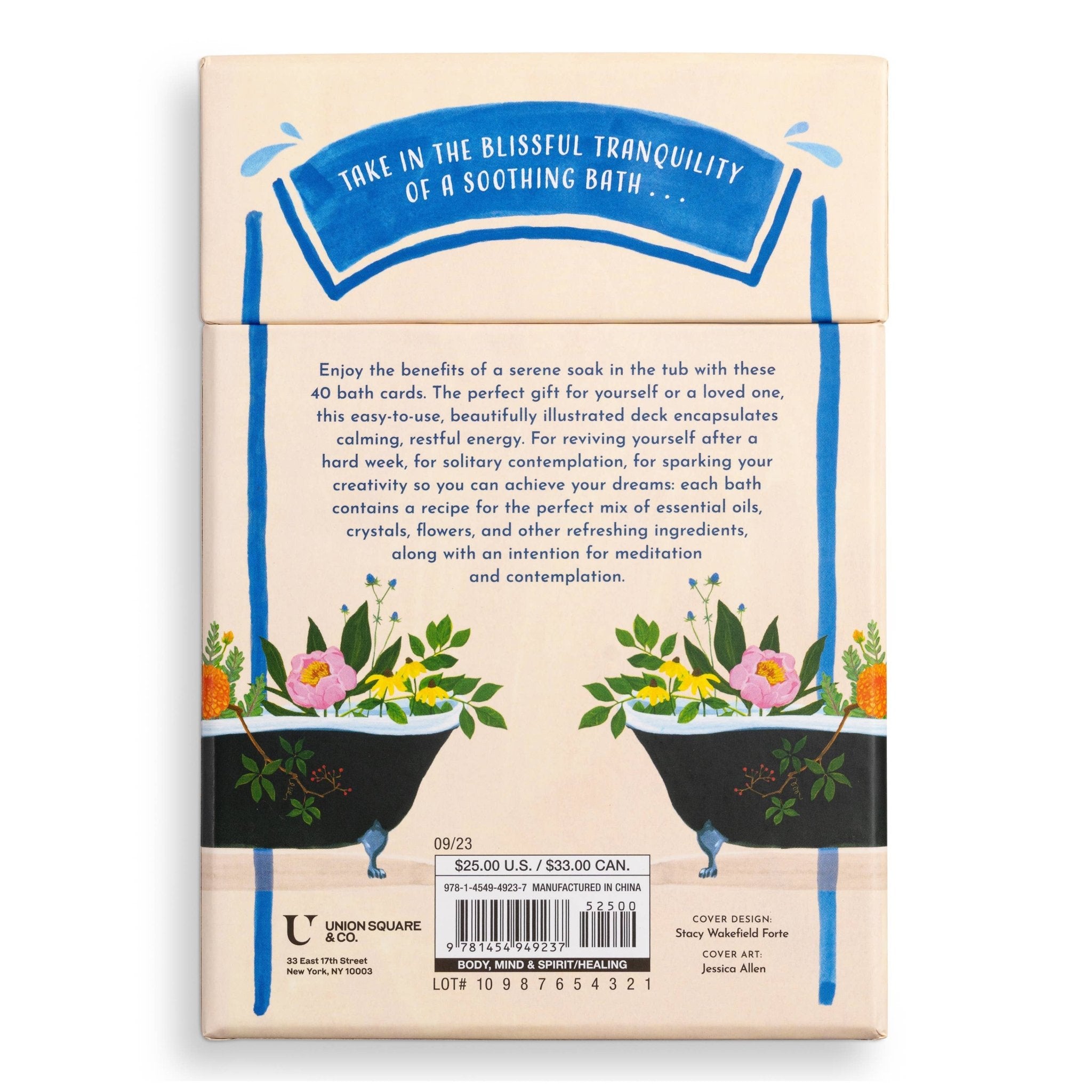 Blissful Baths: 40 Rituals for Self - Care Card Deck - Foxy’s