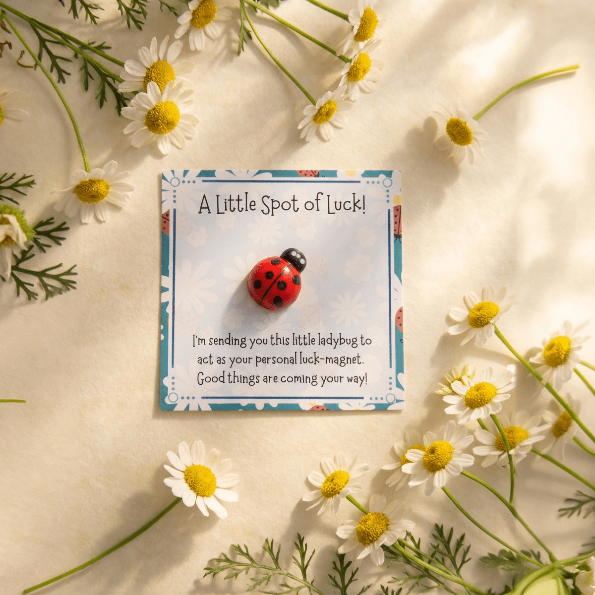 A Little Spot Of Luck Pocket Hug Emotional Support Token - Foxy’s