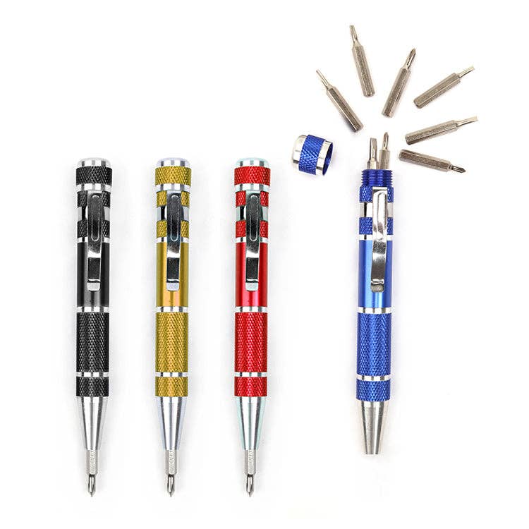 PRECISION 8 - IN - 1 SCREWDRIVER ASSORTED - Foxy’s