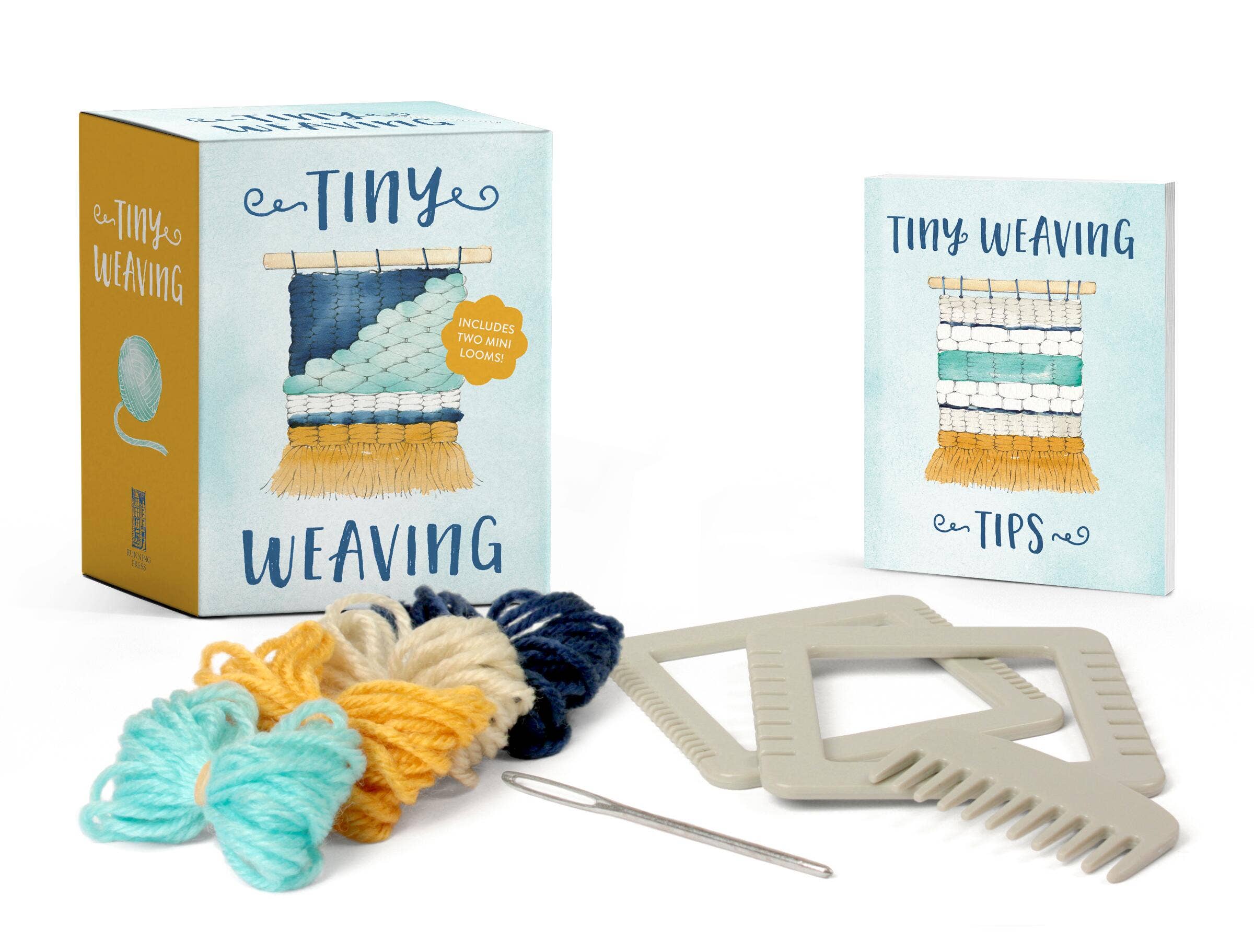 Tiny Weaving: Includes Two Mini Looms! - Foxy’s