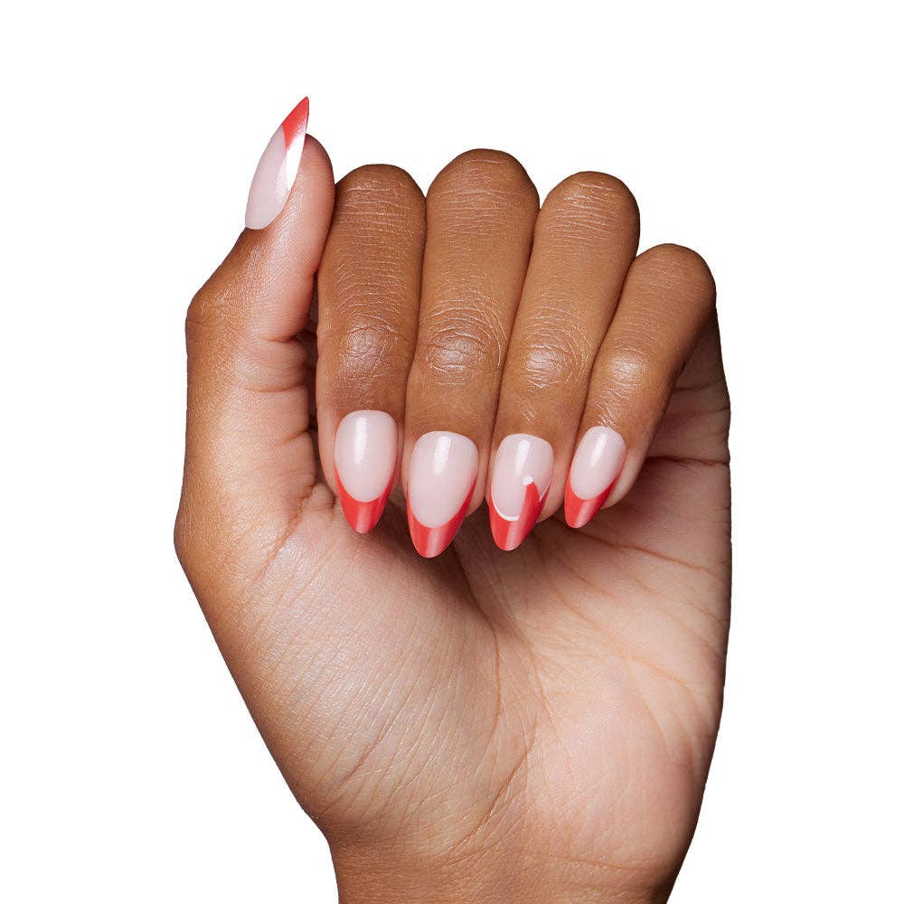 Mrs. Claus Press-On Nails | Short Almond | Christmas Holiday - Foxyโs