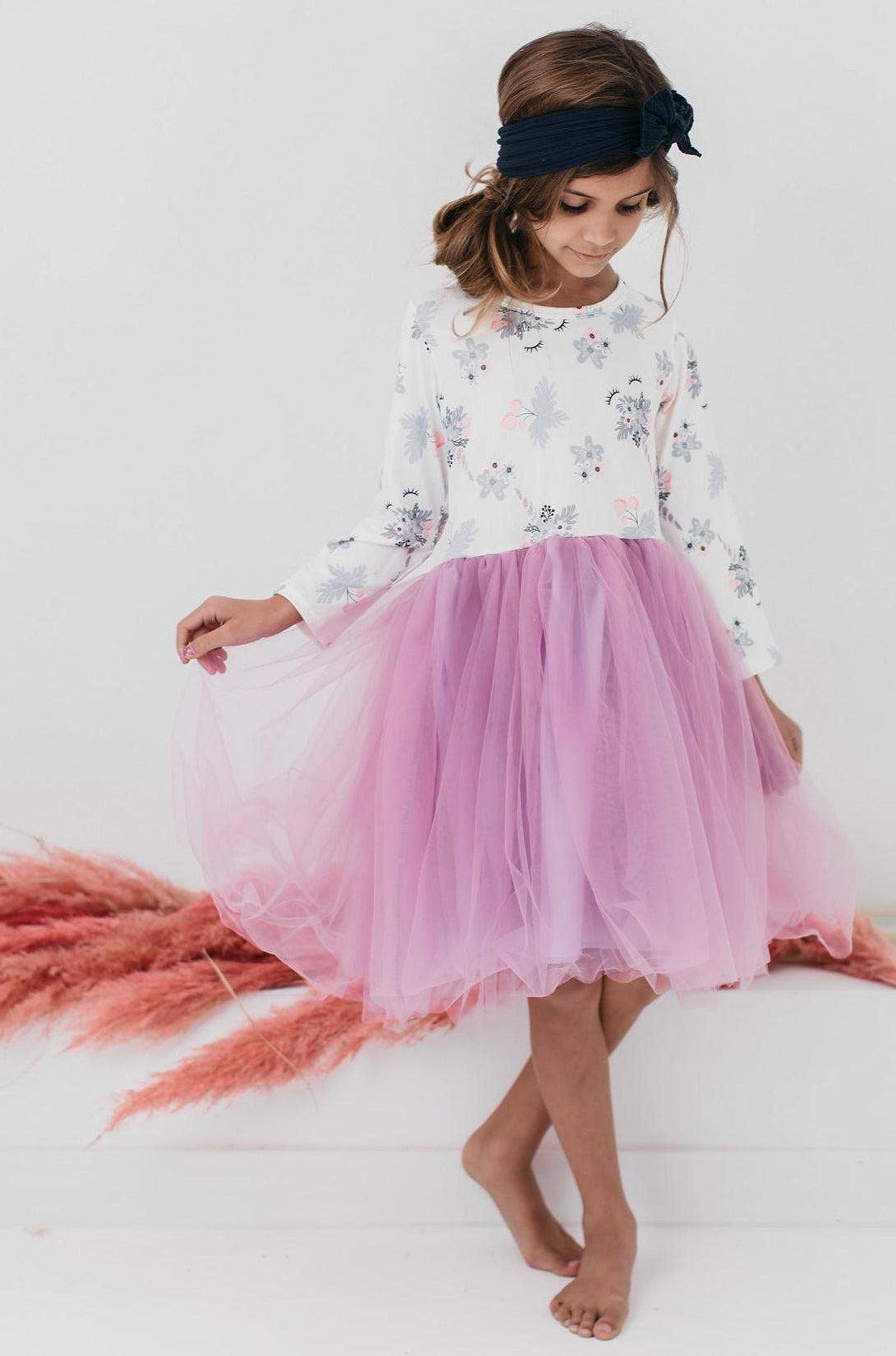 Lilac Unicorn Dream Tutu Dress - Foxy’s