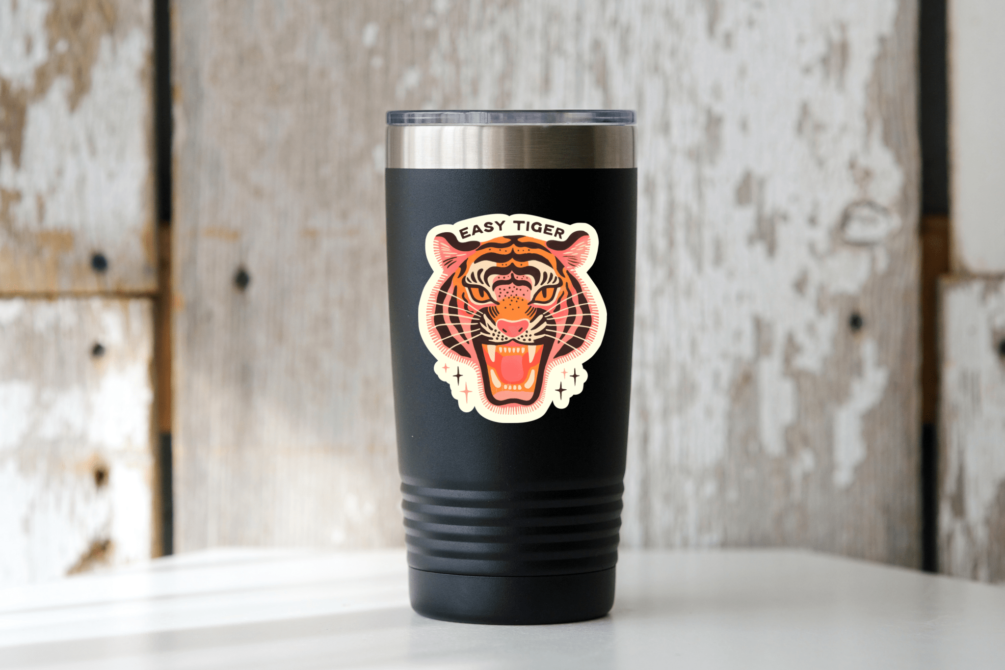 Easy Tiger Sticker - Foxy’s